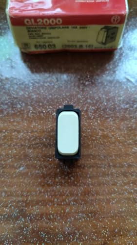 Deviatore Interruttore bianco compatibile Legrand Molveno GL2000 art. 2603B - ORIGINALE