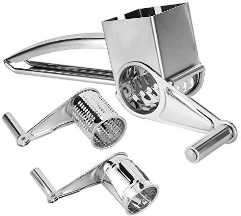 Cortador de Queso, Triturador de Queso Multifunción Fácil de Usar, Rallador de Acero Inoxidable para Colgar para Restaurante para Cocina para Hotel para Hogar