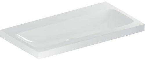 Geberit iCon Light Waschtisch, 90 cm x 48 cm, ohne Hahnloch, ohne Überlauf,501836, 501.836.00.7, Farbe: Weiß