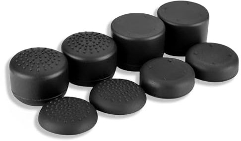 AOEVUIR 8 Agarres para el Pulgar Cubiertas de Agarre para el Mando Joystick Thumbstick Grips Tapa de Joystick PS4 Joystick Tapas de Pulgar Joystick Accesorios Protección Tapas de Joysticks Caps Thumb