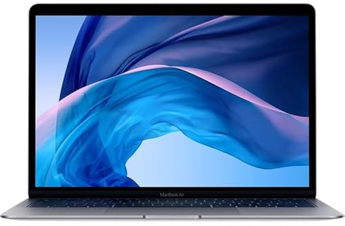 2019 Apple MacBook Air con 1.6GHz Intel Core i5 (13-pulgadas, 8GB RAM, 256GB SSD de Almacenamiento) (QWERTZ German) Gris Espacial (Reacondicionado)