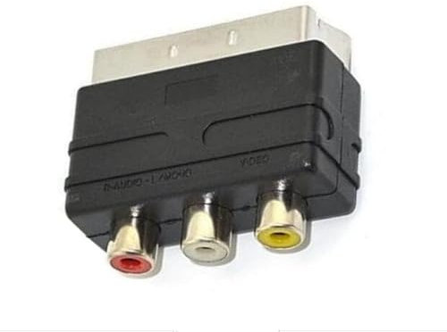 RUITROLIKER 3RCA to Scart Converter Compatible for PS4 TV