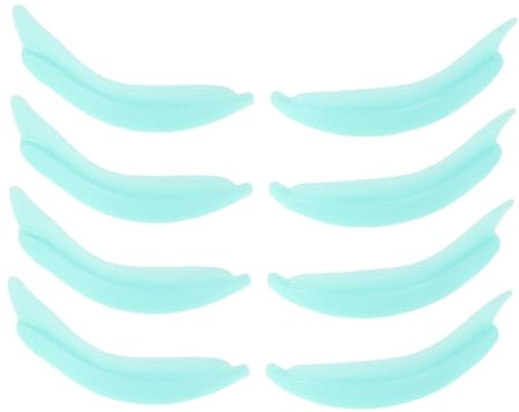 Wimpernlifting Stäbchen 4 Paare aus Silikon für Wimpern | Grün, Wiederverwendbares Design, für Salon und Zuhause, Geeignet für Wimpern
