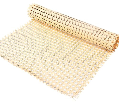 LANZLC Sangle Cannage Rotin Rouleau, Cannage Rouleau pour Meuble, Nature canage,Naturel en Rouleau, Fabrication Artisanale pour Bricolage Armoire Chaise Meuble 45X100 Cm