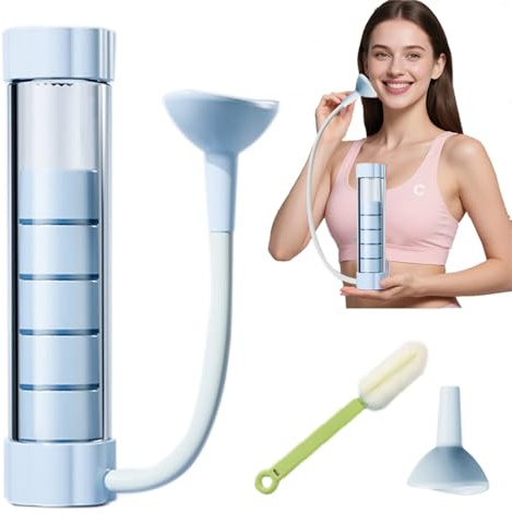 miyonsin Appareil respiratoire multifonction portable 2 en 1, 5 niveaux d'intensité, pour fitness et performance respiratoire (bleu, standard)