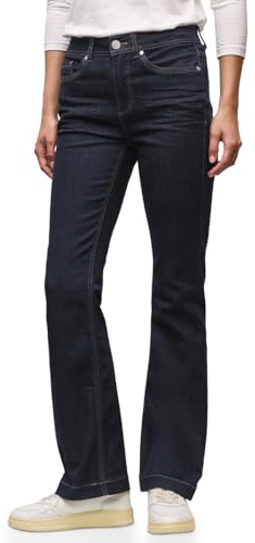 Street One Rinsed Bootcut jeans Rinsed Dark Blue 27