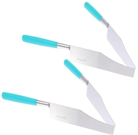TOYANDONA 2 pièces Pince à Gâteau Acier Inoxydable Ustensile de Pâtisserie et Pratique pour Découper et Servir Desserts Outil de Cuisine Polyvalent Couleur Aléatoire Couleur Aléatoire