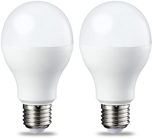 Amazon Basics LED-Leuchtmittel, Edison-Schraubgewinde E27, 13 W (entspricht 100-W-Glühbirne), Kaltweiß, nicht dimmbar, 2 Stück (1er Pack)