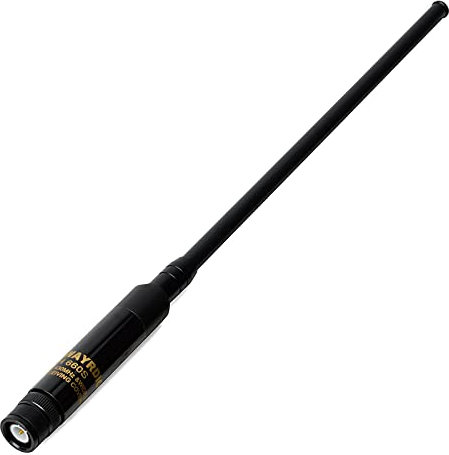 TWAYRDIO Dual Band VHF UHF Ham Radio Antenna 144/430Mhz 2m 70cm BNC Male Telescopic Extendable 28cm (11inch) - 109cm(43inch) Handheld Aerial for Kenwood TK300 TK320 ICOM Uniden 2 Way Radio
