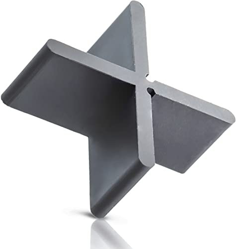 QUICK2FIX Lot de 100 croisillons à joints professionnels pour dalles de terrasse Largeur 5 mm Hauteur 20 mm Fabriqué en Allemagne Largeur de joint 20 mm Hauteur 20 mm, Noir