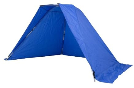 Shakespeare SALT Beach Shelter Clear Top, Tent, Shelters, Sea - Surfcasting Fishing, Unisex, Blue, 140150x270cm