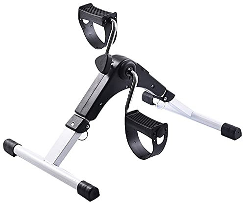 Pedaltrainer, tragbarer Arm- und Beintrainer mit variablem Widerstand, zusammenklappbare Fitness-Reha-Ausrüstung für Senioren, ältere Menschen/White / 48x36x23.3cm