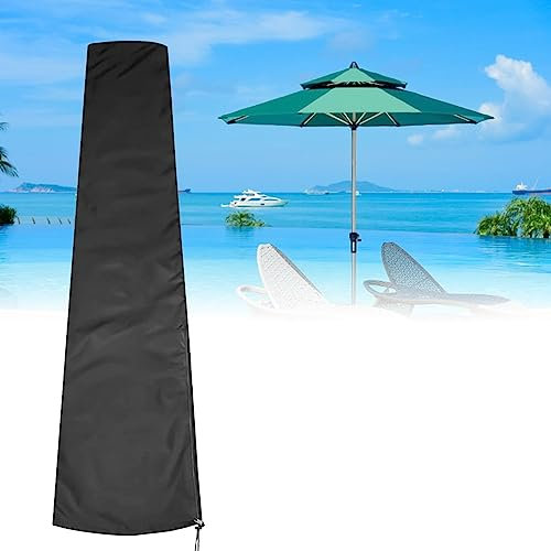 Cantilever Umbrella Cover With Push Rod Patio Waterproof Market Parasol Covers Outdoor Table Parasol Covers Parasol Protector Cover With Zipper Waterproof, Windproof,Oxford Fabric (Size : 220x30/50cm