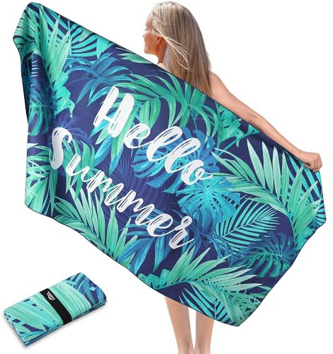 Pameil Strandtuch Mikrofaser Handtuch Groß 90x180cm,Microfaser Handtücher Kompakt und Sandfest, Leicht und Schnelltrocknend Gym Handtuch für den Strand,Gym, Travel,Strand,Sauna