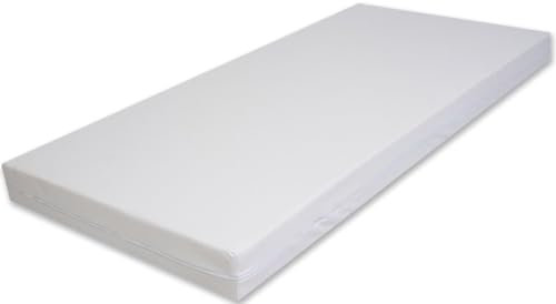 BDW Schaummatratze, komfortabel, Körper an, die Matratze hat antiallergische Eigenschaften, ist mittelweich und ausreichend flexibel (140x70x5cm)