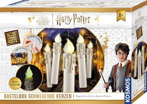 Kosmos Harry Potter Schwebende Kerzen | Zauberhaftes Bastelset für Kinder ab 8 Jahren, Nachtleuchtend, Tolles Harry Potter Geschenk für Fans