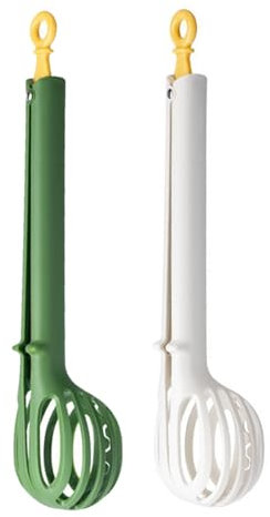 tangger - Cuchara para espaguetis (2 unidades, para batidores de espaguetis pequeña), color negro