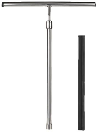 Escobilla profesional para limpieza de ventanas, raspador de vidrio multiusos, escobilla de ventana de mango largo, escobilla de goma de fácil agarre para, escobilla de limpieza portátil para ducha