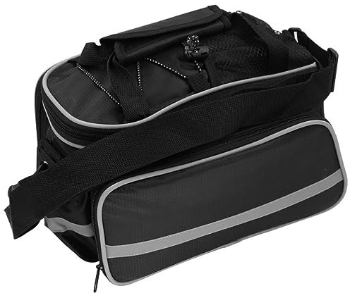 VANZACK Fahrrad-rücksitztasche Für Gepäckträger Mit Reißverschlusstaschen Und Hauptfach wasserdichte Aufbewahrungstasche Für Kurze Und Lange Touren