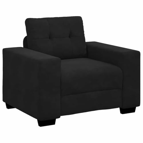 vidaXL Sessel Schwarz 100x78x80 cm Samt