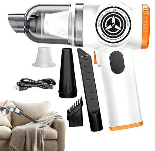 Portable Car Cleaner - Cordless Portable Car Vacuums | Cars Suction Vacuum | 15000Pa Cleaning Duster Rechargeable For Household Furniture Sedans SUVs RVs Minivans Pickups Boats Automotive Vehicle
