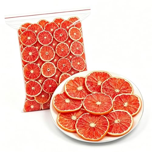 Fette Di Pompelmo Essiccate - 250g Rosa Disidratato Per Guarnizione Cocktail, Tè, Dolci, Decorazioni, Fai Da Te