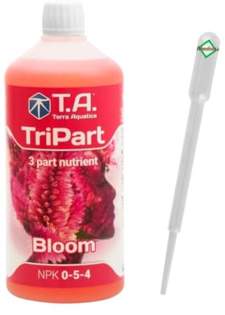 Weedness GHE FloraBloom phase de floraison 1 l – Engrais naturel NPK pour tomates, concombres, engrais liquide organique