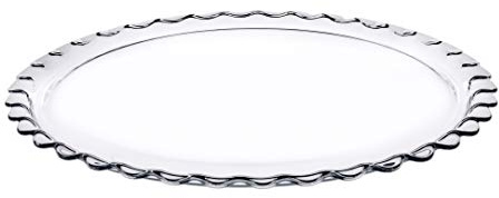 PASABAHCE 5832037 Piatto Torta Maxi Patisserie in Vetro, Cm 37 X 1 H