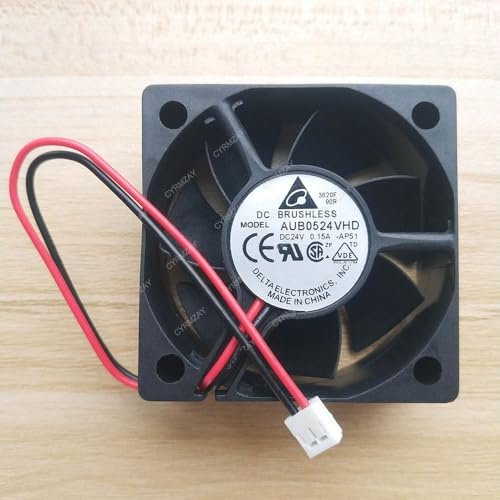 Compatible for Delta AUB0524VHD 24V 0.15A 5020 cooling fan 2-Wire