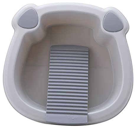 Toddmomy 1 Set Wash Basin Laundry Tub Basin Tub Underwear Washboard Hand Washing Clothes Bin Mini Cloth Wash Board Baby Foot Wash Basin Kids Wash Basin Camping Washing Basin with Washboard