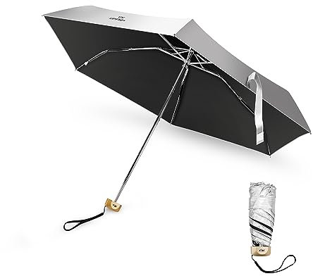 JJC Photographic Reflective Umbrella for Rain & Sun, Sunshade Rain Cover Portable Weatherproof Photographic Camera Umbrellas, Blocks UV Rays - Photography Fill Light Accessory, 21.1/53.5 cm Radius