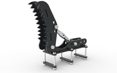 Joma-Tech | Baggerdaumen für Minibagger 0,3–2 t | mechanisch | robuste Greifhilfe für Bagger | vielseitig für Erdarbeiten & Abbruch