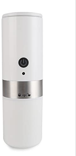 Ménage Café Capsule Extraction Thé Bureau Électrique Café Poudre Machine Petit Portable en Plein Air Voyage Camping Voiture Café Capsule Machine Lavable (Blanc)