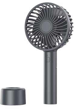 ZXCMY Ventilador portátil portátil de Mesa Ventilador portátil Recargable Ventilador portátil portátil de Tres velocidades con Base