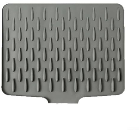 Aprilsunnyzone Silikon-Abtropfmatte, Arbeitsplattenschutz mit effektiver Wasserumleitung und rutschfestem Design