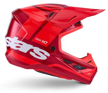 Alpinestars S-M7 Core Helmet Ece06/Dot L, Red Glossy