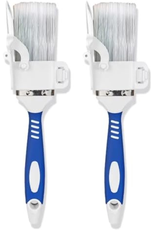 Osmond Pinceles de Separación de Color con Bordes y Cómodo, con Deflector Desmontable y Pincel Colgante.