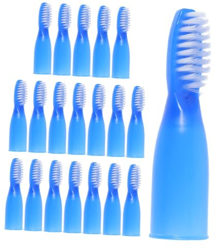 DOITOOL 20 Stück Teiliges Kurze Weiche Gefängniszahnbürsten mit Kurzem Griff Handlich Sicher und Kompakt Speziell für Haftanstalten und Kontrollierte Umgebungen Selbstverletzungspräventiv