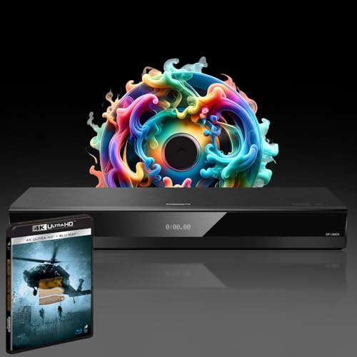 MULTIREGION Blu-ray Player Compatible with Panasonic DP-UB820 MultiRegion Blu-ray Region A, B & C - DVD Regions 1-8 - Bundle Including Bl. Ha. Do. 4K UHD Disc