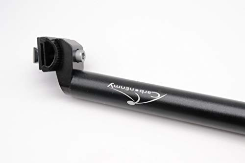 CarbonEnmy Fahrrad Sattelstütze 27,2/31,6 450mm Rennrad MTB Sattelstütze Sattelstange Aluminium (27,2 mm)