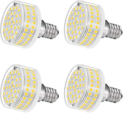 HUAMu LED Leuchtmittel E14 9W, 88 LED-Chips, Ersatz 90W E14 Halogenlampen, kaltes Weiß 6000K, 900 LM, 360 Grad Abstrahlwinkel, AC 220-240V, Nicht Dimmbar, 4 Stück