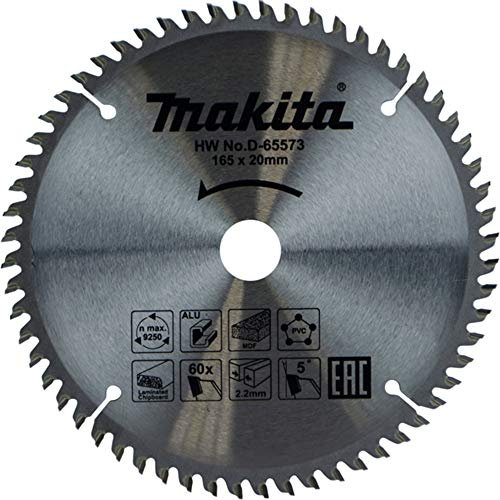 Makita D-65573 TCT Multi-Purpopse Saw Blade 165mm x 60T