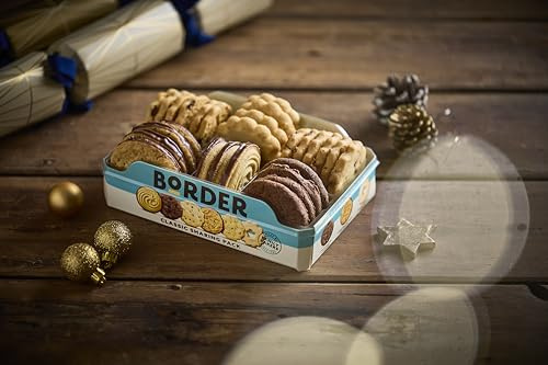 Border Biscuits - Classic Sharing Pack - Premium Cookies - Includes Viennese Whirls, Butterscotch Crunch, Shortbread Rings & Much More - Perfect for Gifting - 400g (Box of 4 packs)