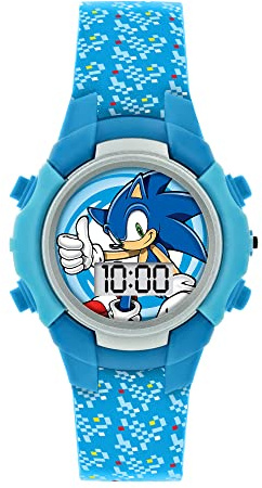 Sonic -, Reloj de Pulsera Niños, Azul, SNC4036