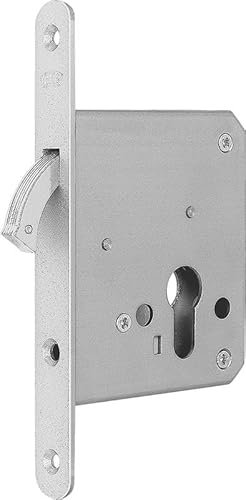 SCHIEBETÃœRSCHL. 3710040 55MM PZ ZIRKELR. O. SB. STULP 20 ABGERUNDET NICKEL-SILBER