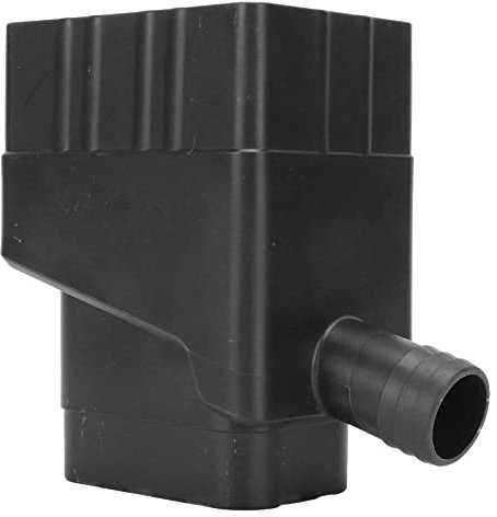 Topiky Rainwater Collection System, Rain Barrel Diverter Kit, Reusable Standard Downspout Water Rainwater Collection Diverter with Trimmable 40in Hose for Lawn Garden (Black)