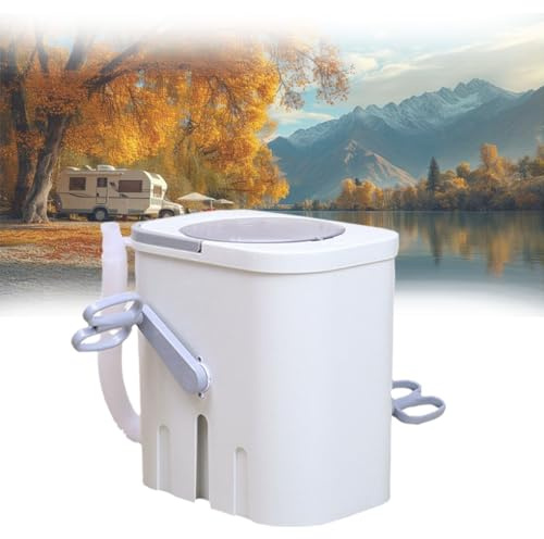 Kleine Tragbare Waschmaschine Reisewaschmaschine Bis 2kg Wäsche 27x38x38 Cm Handbetriebene Waschmaschine Für Wohnheim, Wohnmobil, Reisen, Camping