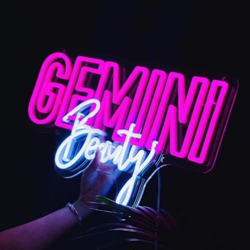 NEONAPM Neon Schild Personalisiert, Neon Sign 35-100cm, LED Leuchtreklame | Zweireihige Neonlicht für Café Bar Party Hochzeit, Geburtstag, Heim Deko