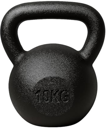 Cast Iron Kettlebell Weight Exercise Home Fitness Workout Multi Gym 4-20kg | Kettlebell Adjustable/Cast Iron/Protective Base Solid Smooth for Strength Training, Home Gym (6, Kilograms)
