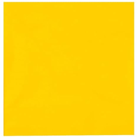 ABENA Yellow Paper Napkins, Disposable Party Napkins, 40x40cm, Pack of 50